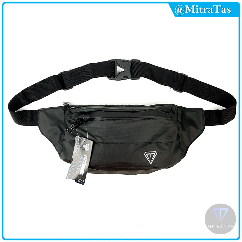 Waist Bag MitraX Jesko V2 Bahan Kulit Sitetis Bimo dengan KUALITAS TERBAIK! Tas Pinggang l WaistBag Simple dan Keren Cocok untuk Pria maupun Wanita