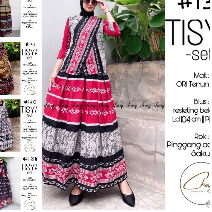 Terbaru.. TISYA & RAISA Set Tenun Troso ori | Chasy