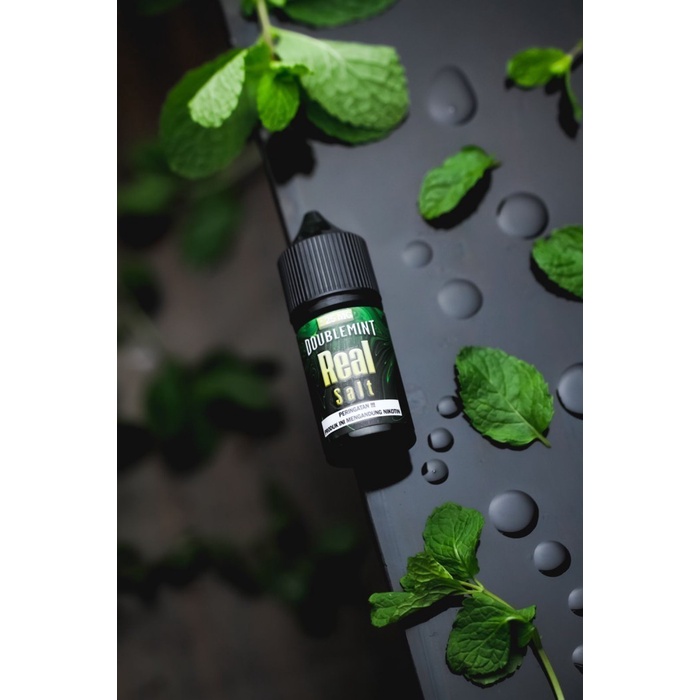 GET IT NOW!!! REAL SALT DOUBLEMINT SALT NIC LIQUID 30ML 25MG