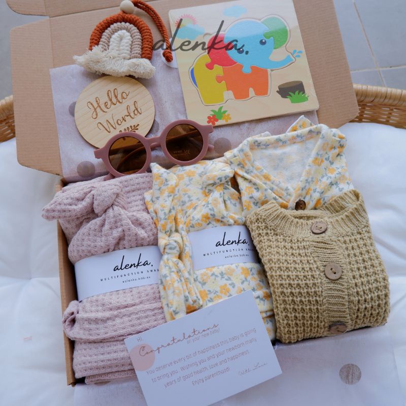 Baby Hampers / Hampers Bayi / Paket Hemat Alenka-C. Yellow-Elephant