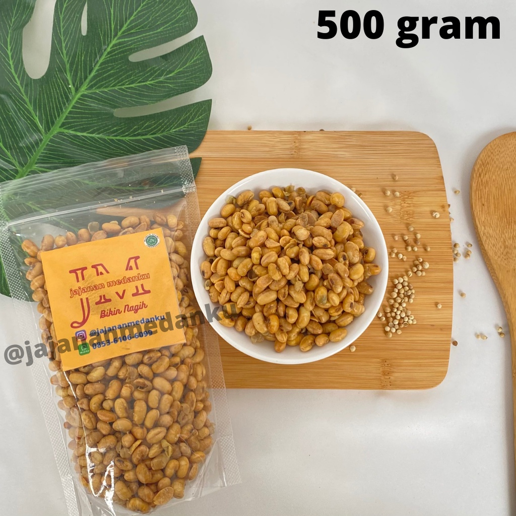 

Cemilan Kacang Kedelai Goreng 500 gr Snack Jajanan Medanku