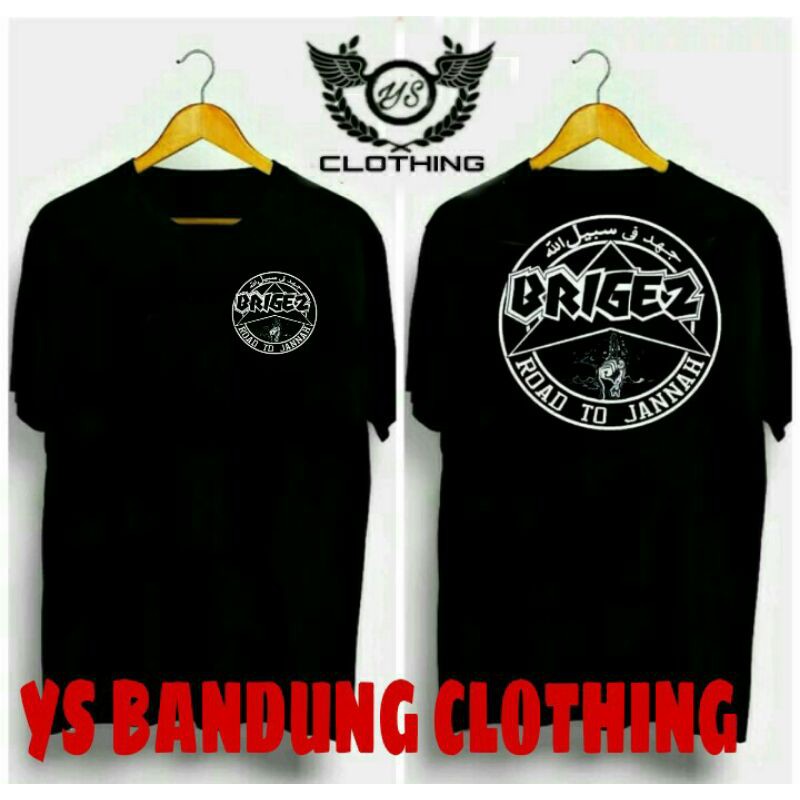 baju kaos Tsthirt brigez road to jannah terbaru simple - Ys bandung clothing