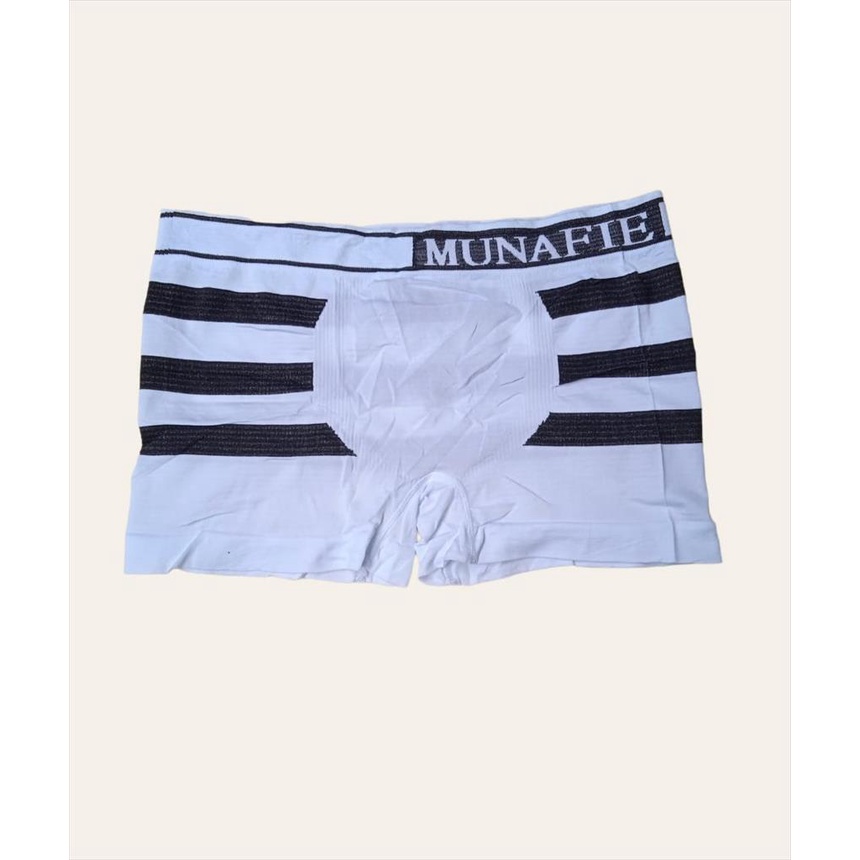 YA 833 - Celana Dalam Pria Garis  Boxer Underware Import Bahan Adem Melar Stretch