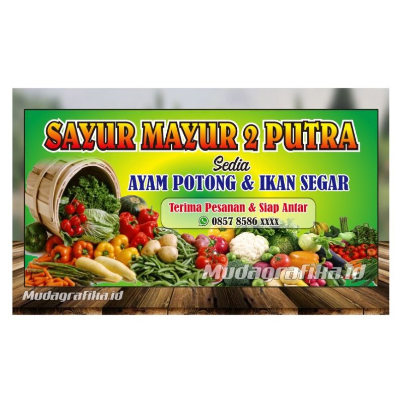 Jual SPANDUK SAYURAN/SAYUR MAYUR 150X80 | Shopee Indonesia