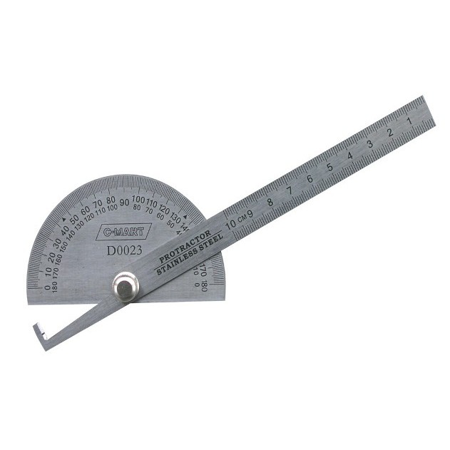 

PENGGARIS BUSUR PROTRACTOR STAINLESS STEEL C-MART