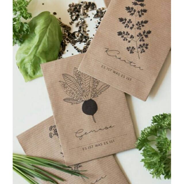 Amplop benih custom dezain