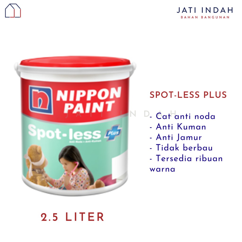 Nippon Paint SPOTLESS PLUS 2 5 Liter Cat  Tembok  Interior 