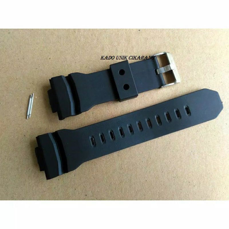 STRAP TALI JAM TANGAN CASIO GA310 GA-310 GA 310 RUBBER  TALI JAM CASIO GA310  FREE PEN