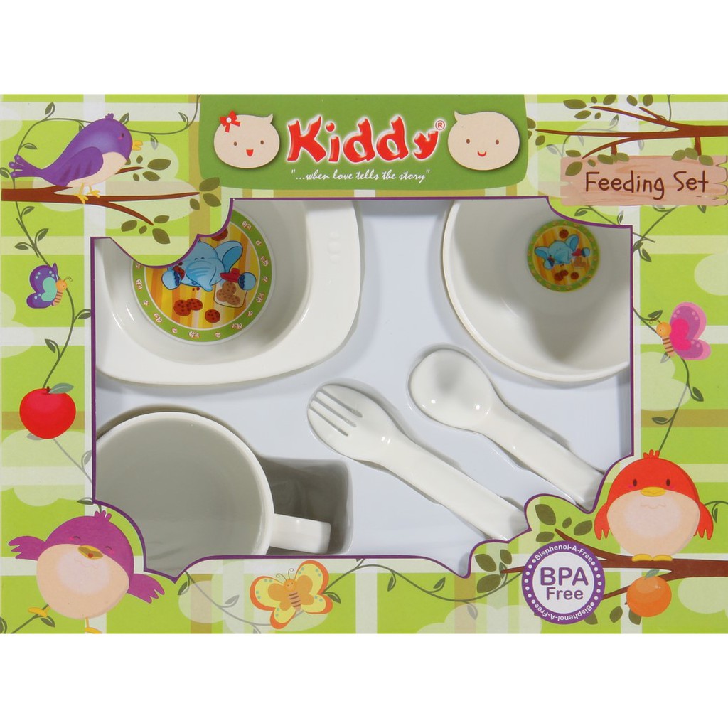 Kiddy Feeding Set / Tempat Makan Bayi - Kado Lahiran (8601)