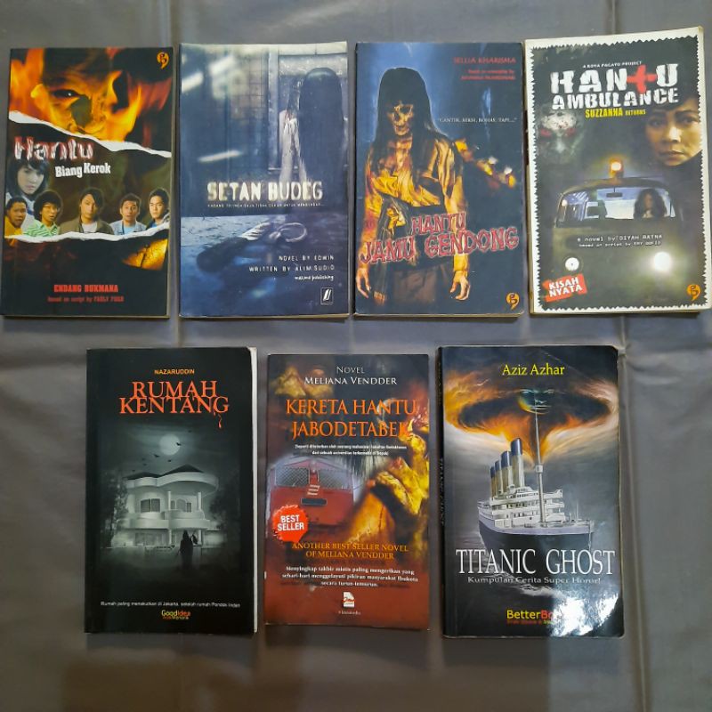 Novel Horror/novel seram/novel horror gramedia/novel titanic/novel rumah kentang/novel setan budeg