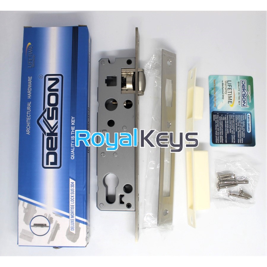 Jual Mortise Lock Dekson Dekkson Mts Rl Dl Sss Body Kunci Pintu Pelor Shopee Indonesia