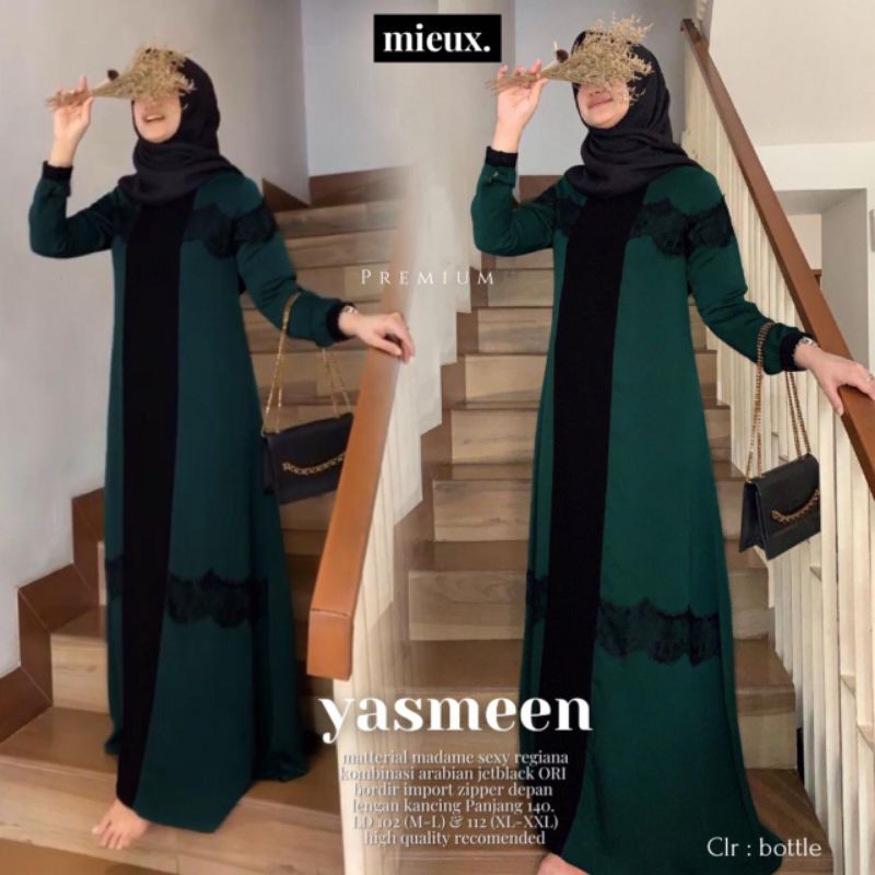 SHAHIHA/YASMEEN DRES gamis muslim turkey abaya muslim original mieux