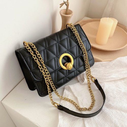 BJ31058 - BLACK/RED/WHITE - TAS PESTA CLUTCH SQUAREBAG RANTAI IMPORT TAS WANITA FASHION IMPORT MODIS ELEGAN TERMURAH TERLARIS TERBARU BAGSTORE JAKARTA TAS BATAM JT17580 LT1058