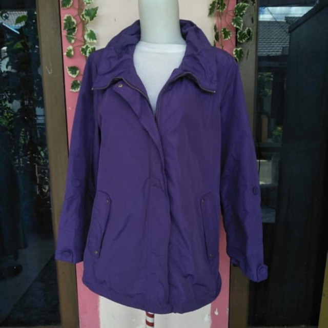 Jaket premium / jaket crocodile warna ungu cantik brand crocodile asli / jaket original / jaket ori