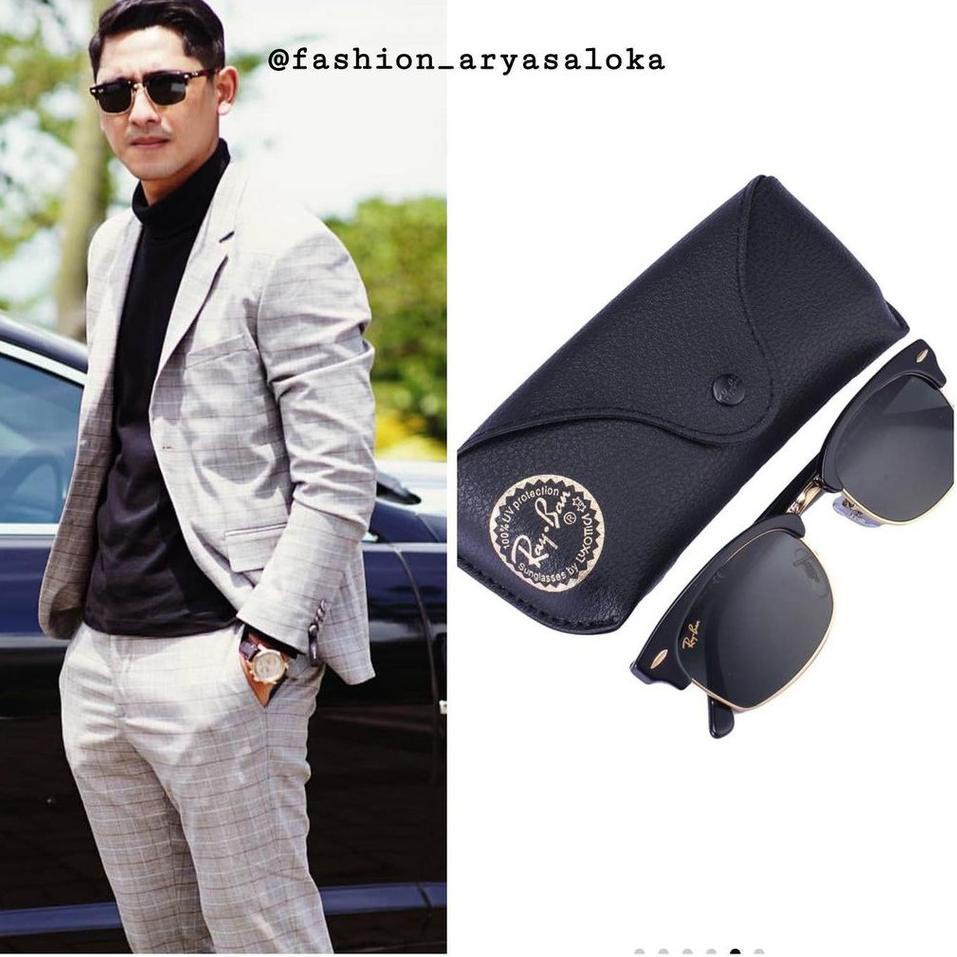 [KODE 8MWKR] GROSIR Kacamata Hitam ALDEBARAN IKATAN CINTA - CLUBMASTER / CLUB MASTER 3016 Lensa Anti