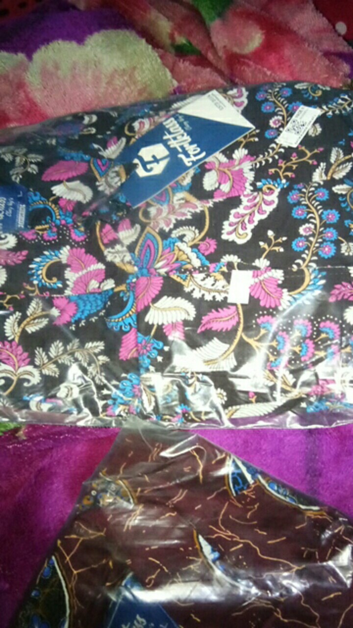 Fortglass Mix Kemeja Batik Lengan Panjang Formal Kasual Indonesia Jogja