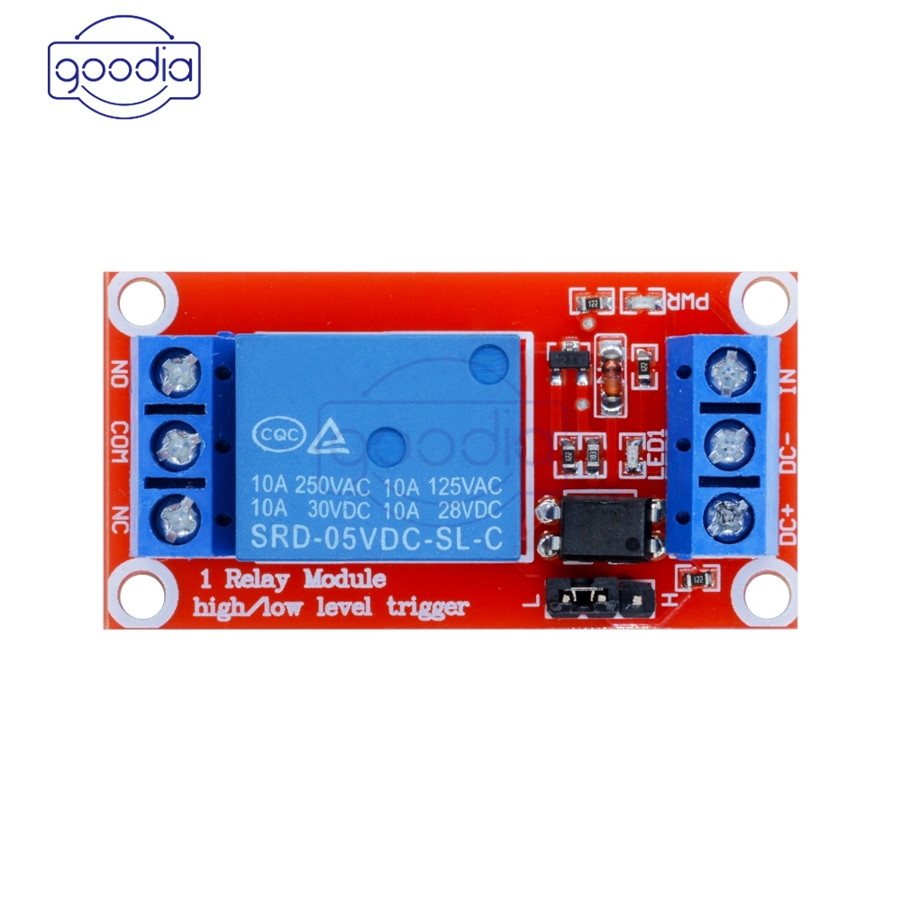 ✈【Fast/COD】✈Modul Relay DC 5V 9V 12V 24V Optocoupler 1 Channel 1CH Support High dan Low Trigger