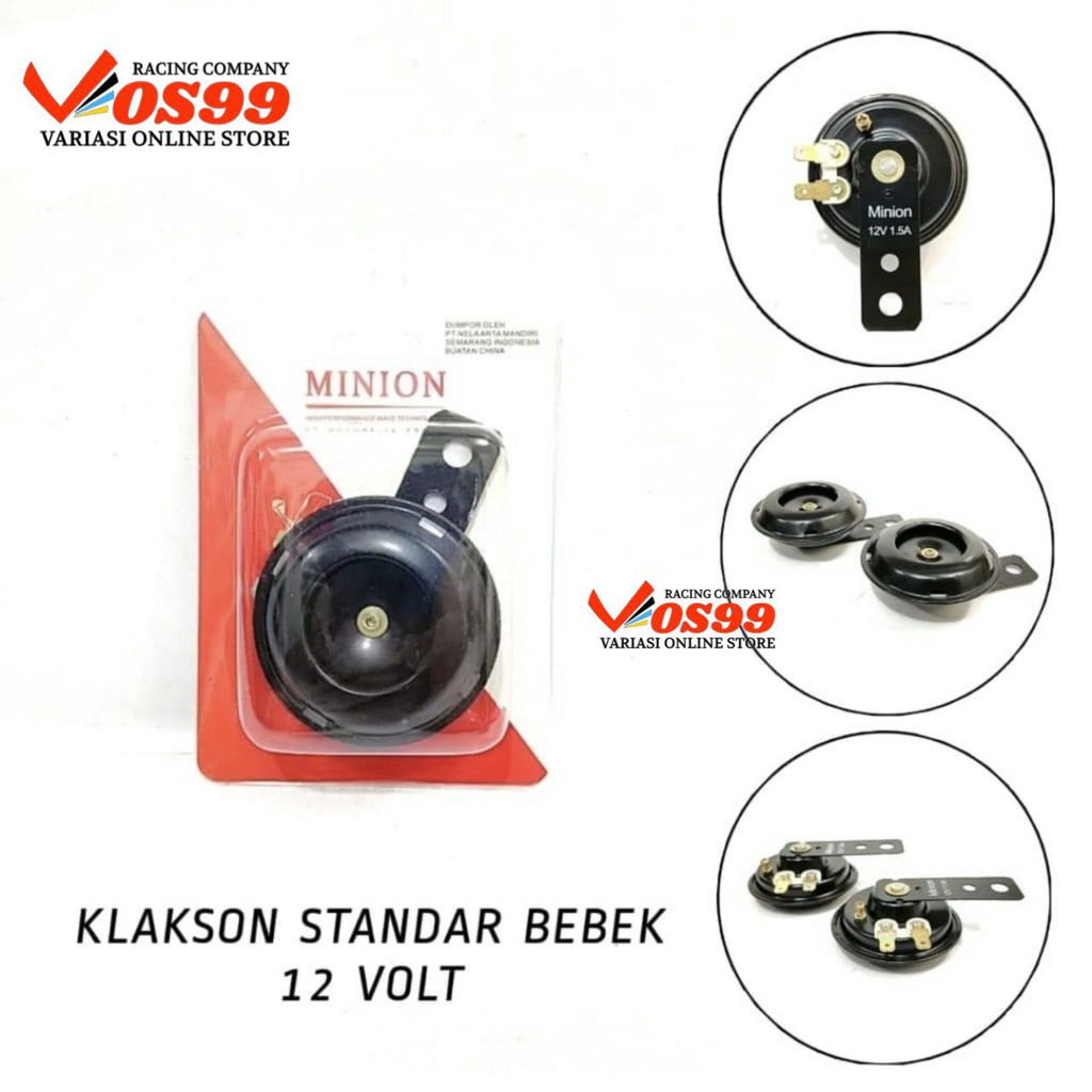 Klakson Motor Standar Bebek dan Matic 12 Volt Horn Universal