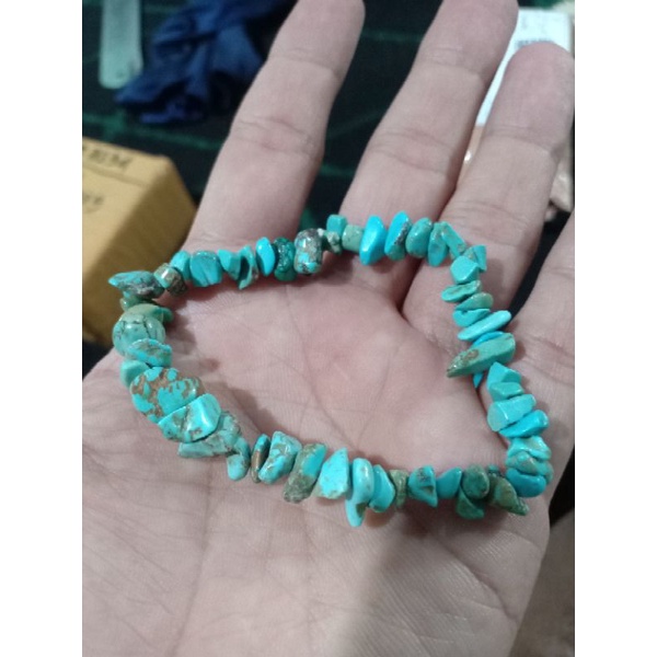 Natural gelang batu pirus persia