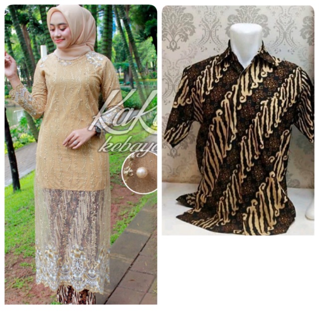 KEBAYA COUPLE / TUNIK KEBAYA / KEBAYA MEWAH / KAKA