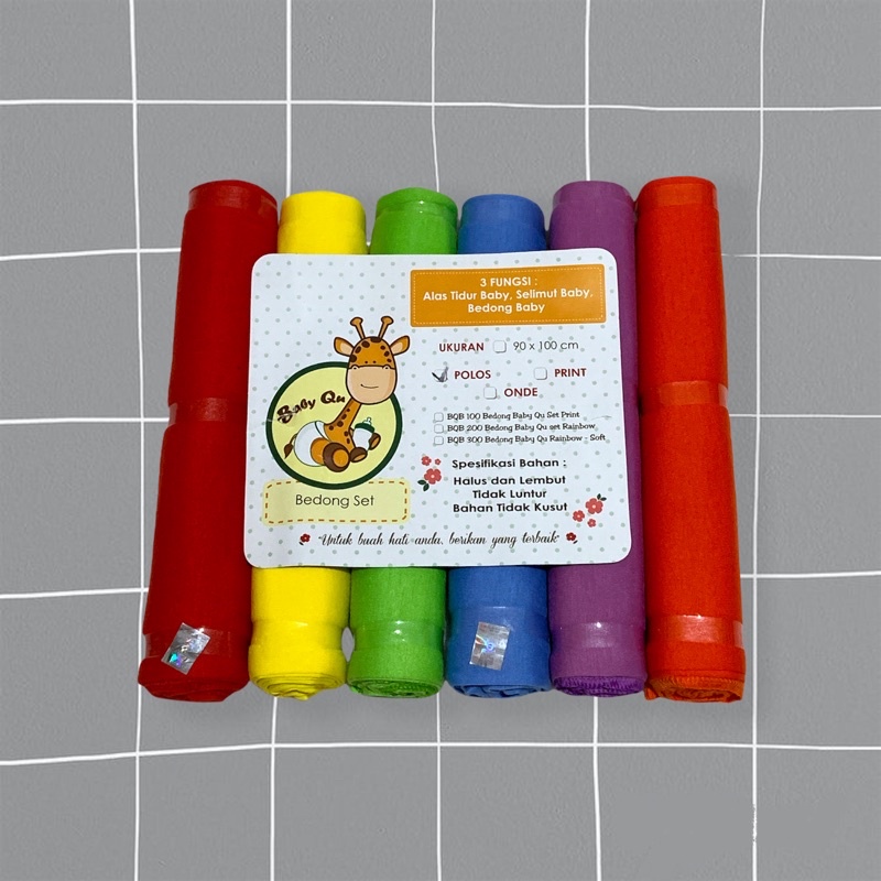 Bedong Baby Qu Polos