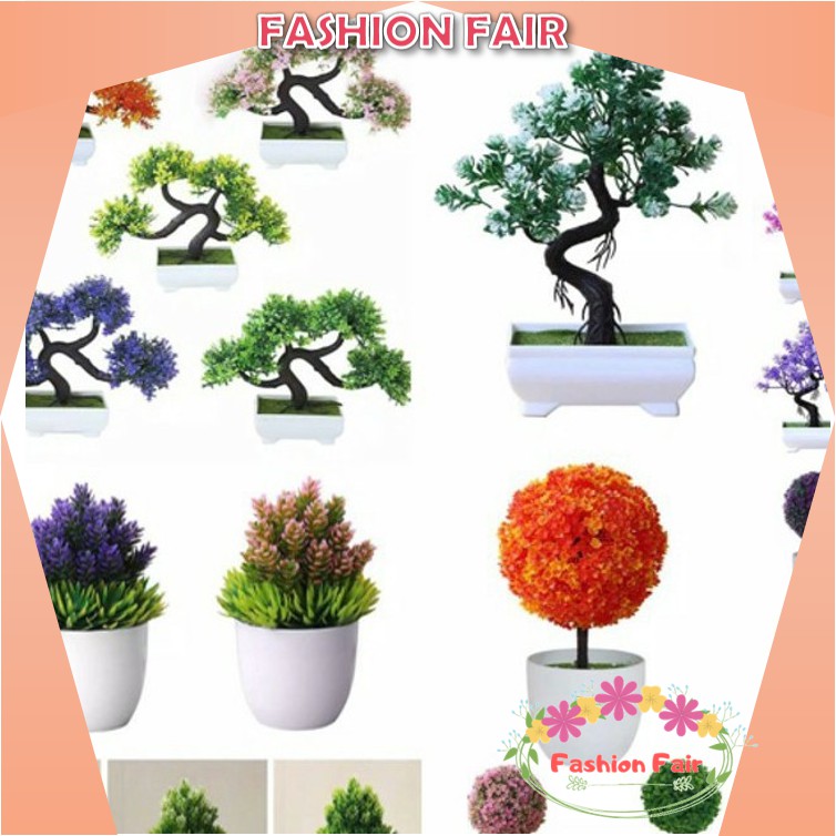 [LOKAL] Fashion Fair - Ornamen Tanaman Pohon Bonsai Artificial Flower Decoration Pot Bunga