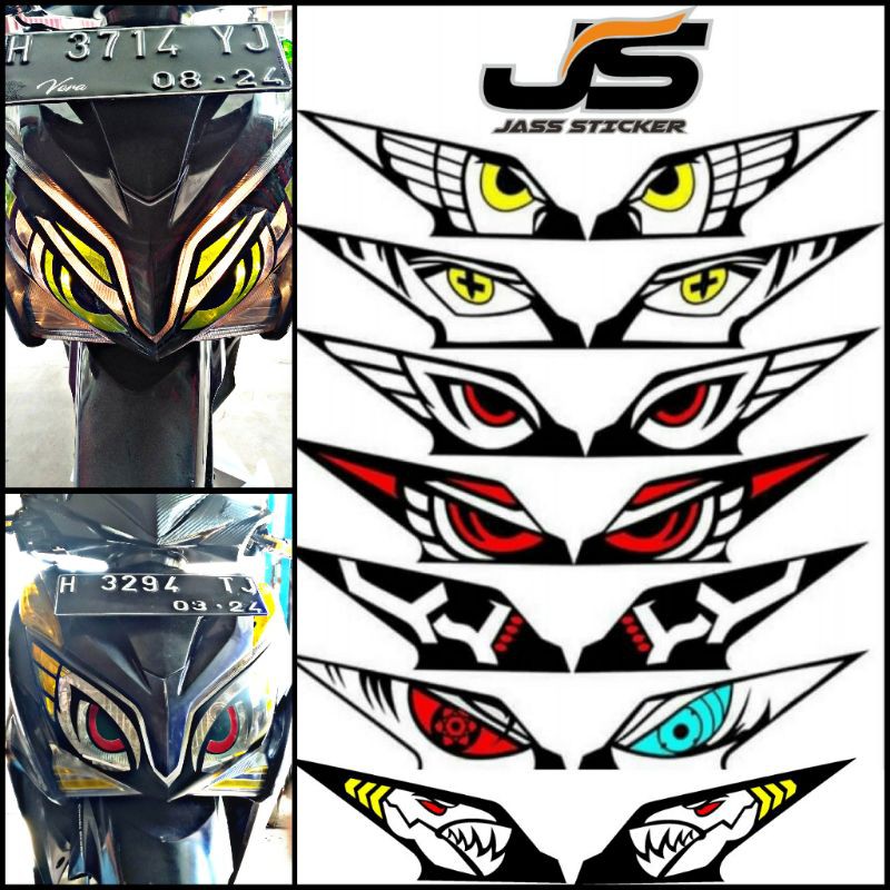 stiker lampu VARIO 125 OLD 2013