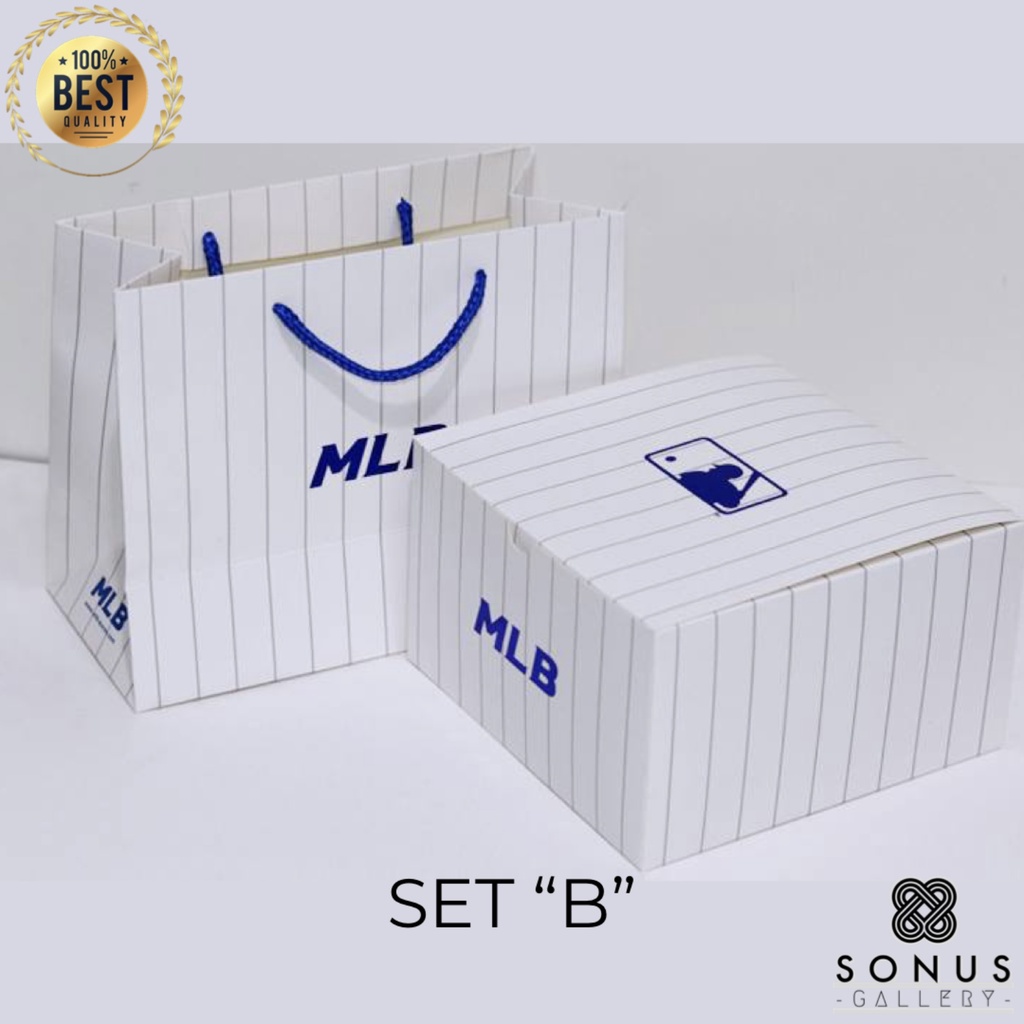

MLB OFFICIAL BOX DAN PAPER BAG 2in1