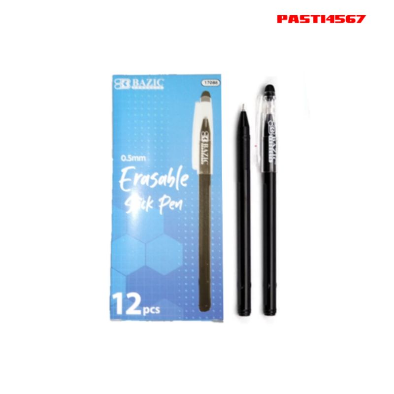 

PULPEN GEL BISA DI HAPUS BAZIC STICK@1 lusin