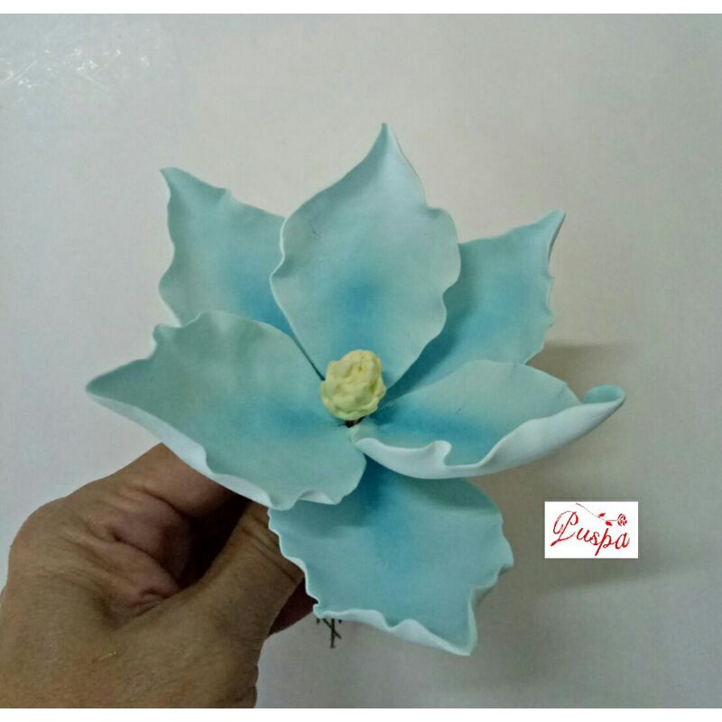 

(450/PDMAG6) Gumpaste Flower Sugar Flower/Bunga Gumpaste Magnolia