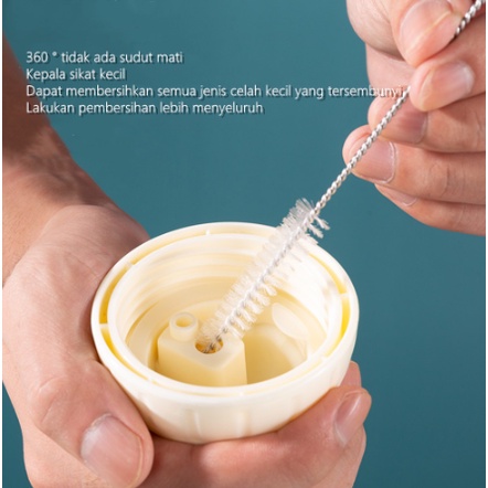 Sikat Pembersih Sedotan Botol Minum Bayi / Stainless Steel Straw Brush / Sikat jerami