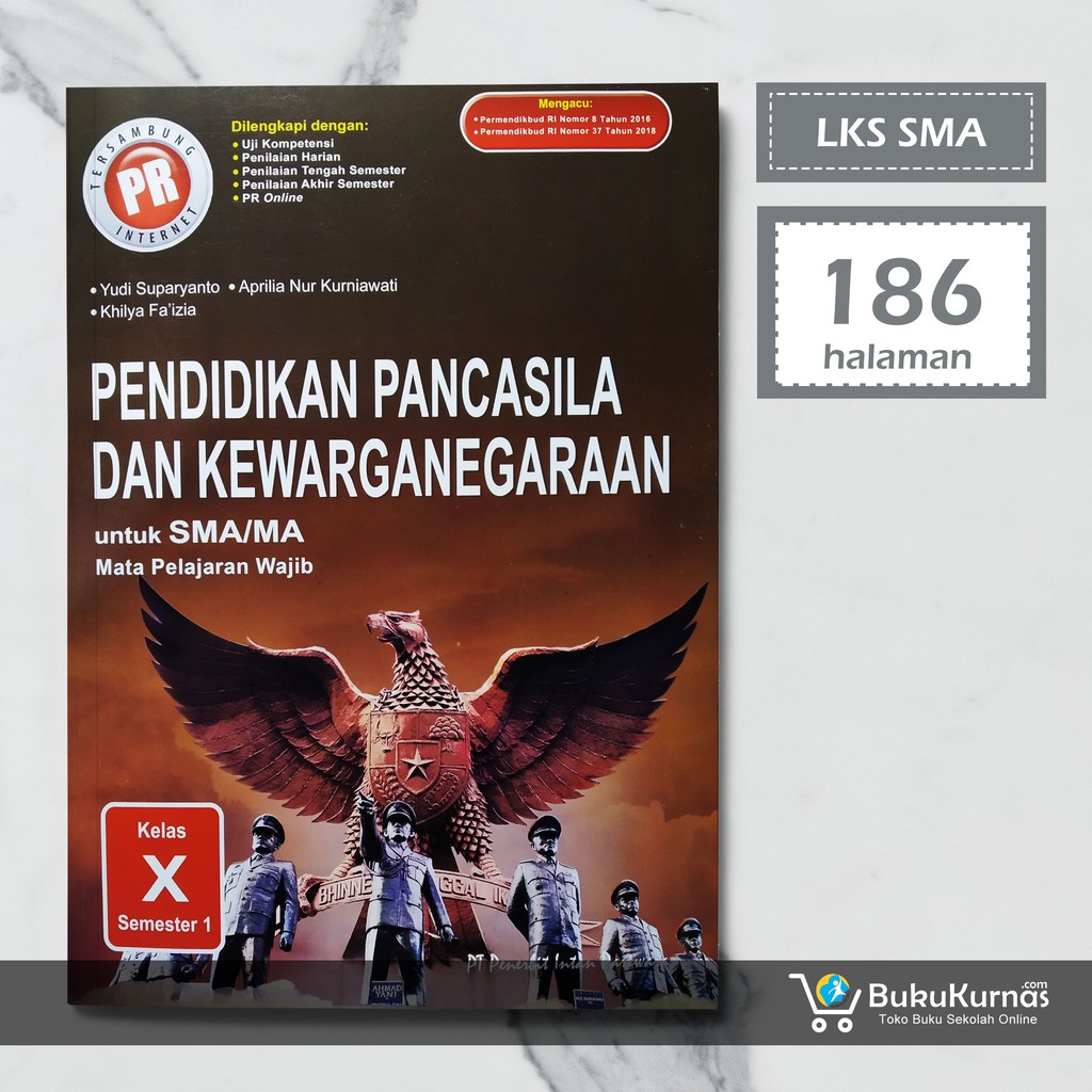 Buku Lks Ppkn Kelas 10 Semester 1 Mapel Wajib K13 Intan Pariwara Shopee Indonesia