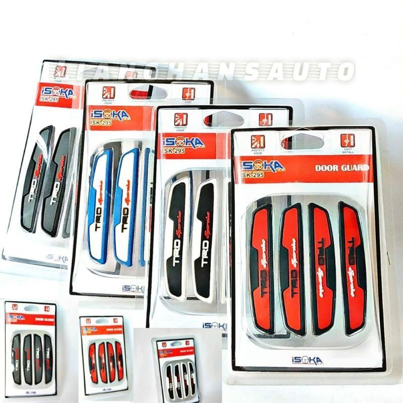 DOOR GUARD PENGAMAN PINTU MOBIL TRD AVANZA INOVA XENIA YARIS RUSH TERIOS KIJANG VIOS ETIOS AGYA AYLA