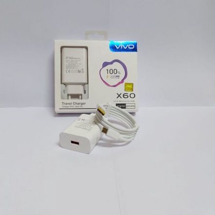 Travel Charger VIVO X60 Micro USB Dan Type C Flashbang Charging  Original