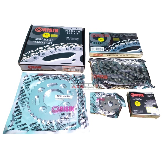 PAKET GEAR SET ORISIN MODEL KHARISMA BAJA PLATINUM QUALITY JAPAN