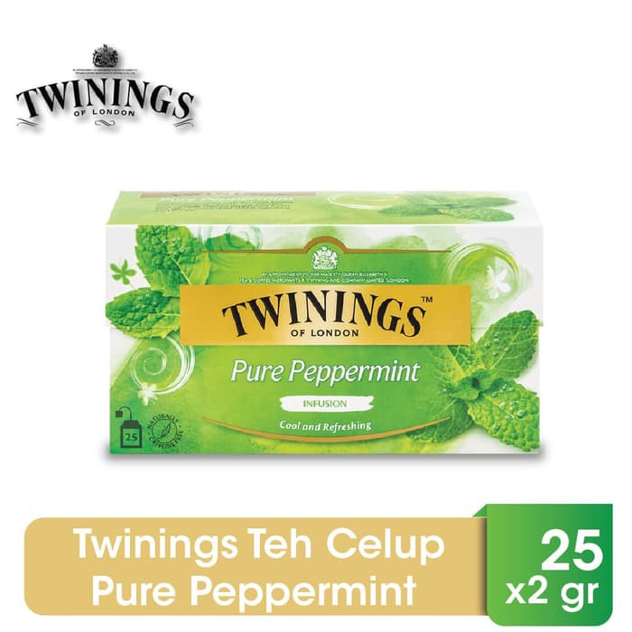 

Twinings Teh Celup Pure Peppermint 25x2gr - tth1281