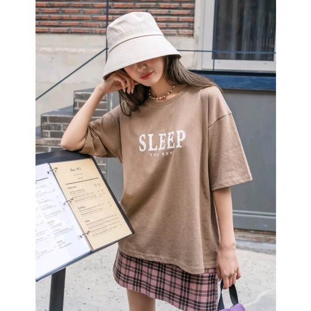 SLEEP T SHIRT KOREAN Crbn_Cloth | KAOS OVERSIZE KOREAN | KAOS DISTRO