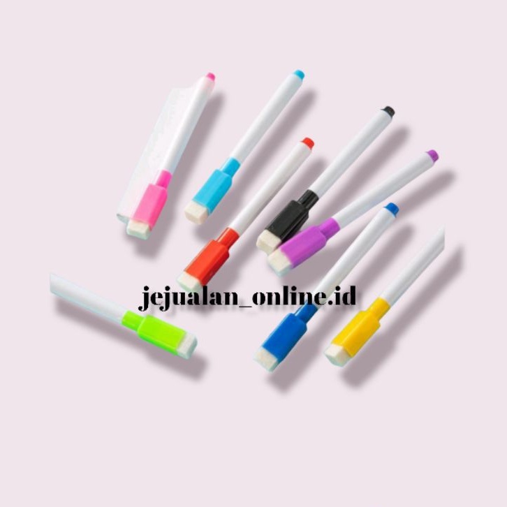 

SPIDOL WARNA WARNI WIPE AND CLEAN SATUAN MURAH IMPOR + PENGHAPUS SPIDOL WHITE BOARD