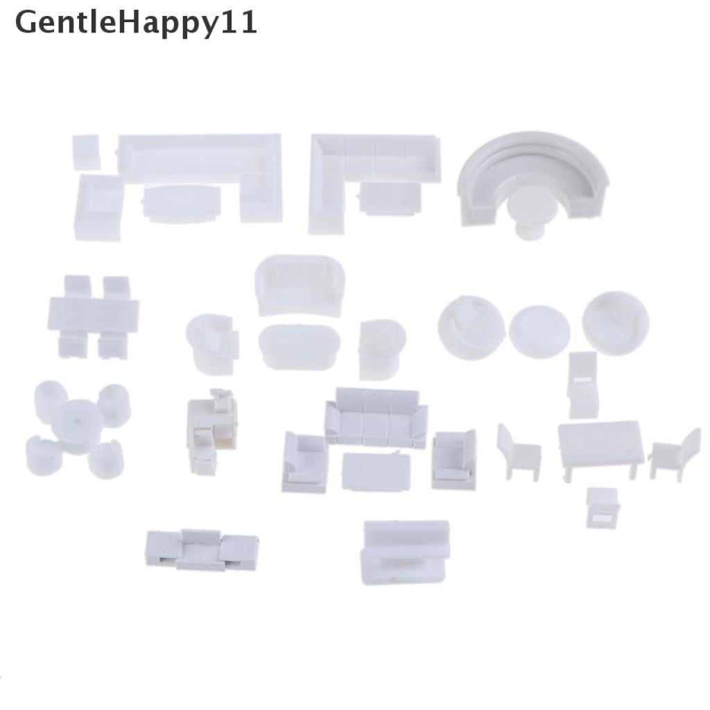 Gentlehappy Desain layout Arsitek model Mebel sofa model set Mainan Skala1Per75