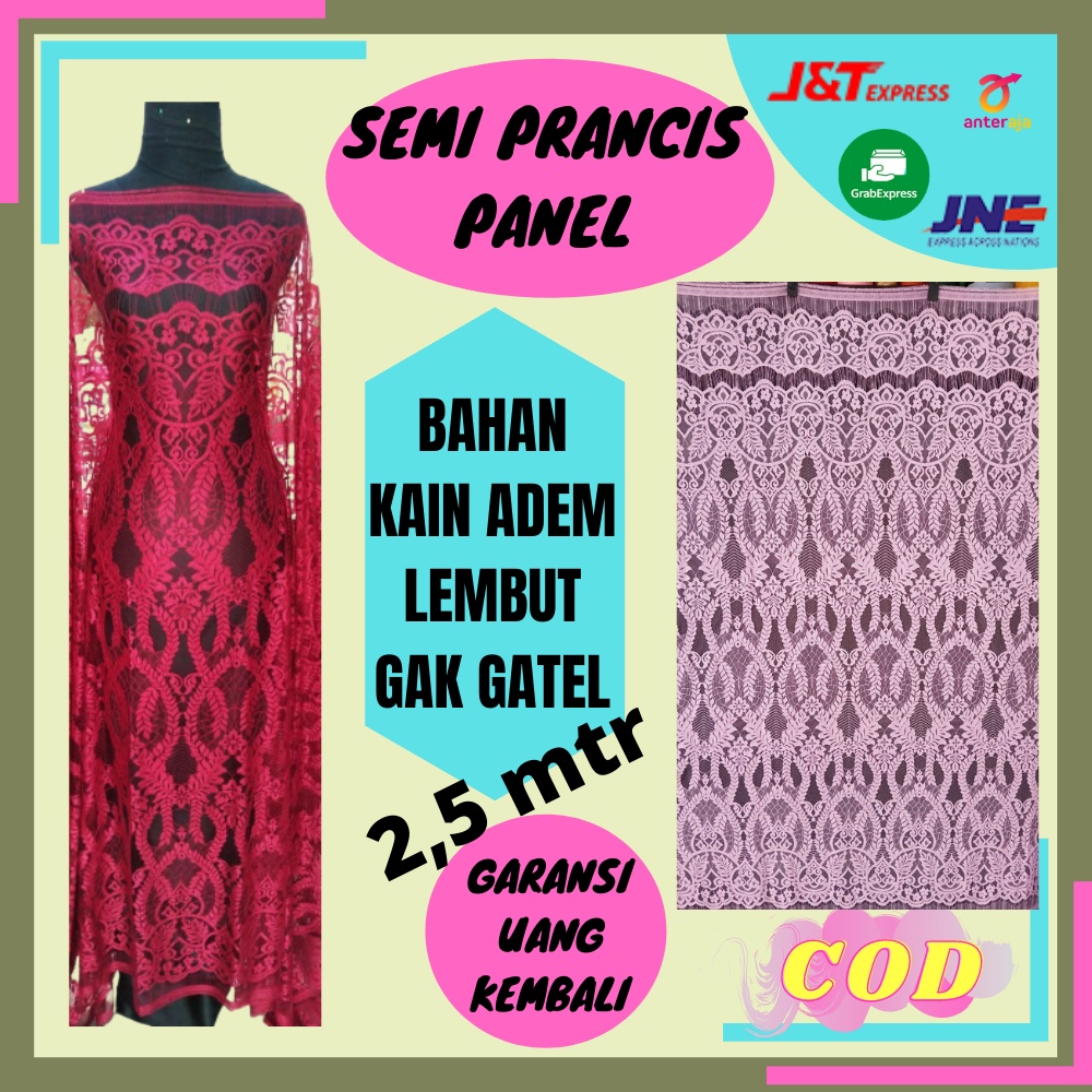 Bakal Kebaya Brokat semiprancis terbaru 2,5 meter