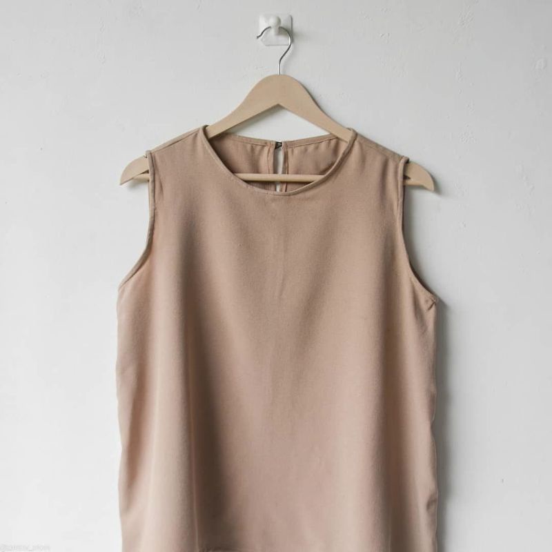 TERLARIS ATASAN SLEVELESS INNER TANPA LENGAN | SIZE S M L XL XXL XXXL 5L | BAHAN WOLPIS PREMIUM