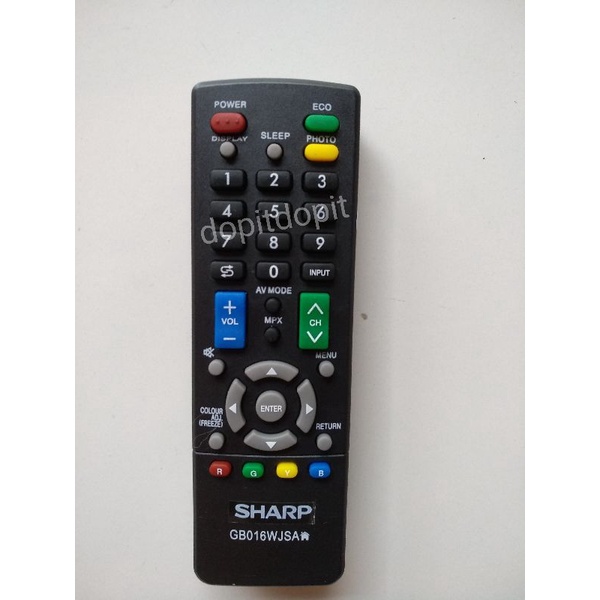 Remot TV Sharp Aquos / Remote TV Sharp LCD &amp; LED Remote TV Siap Pakai Tanpa Setting Remote TV Bagus