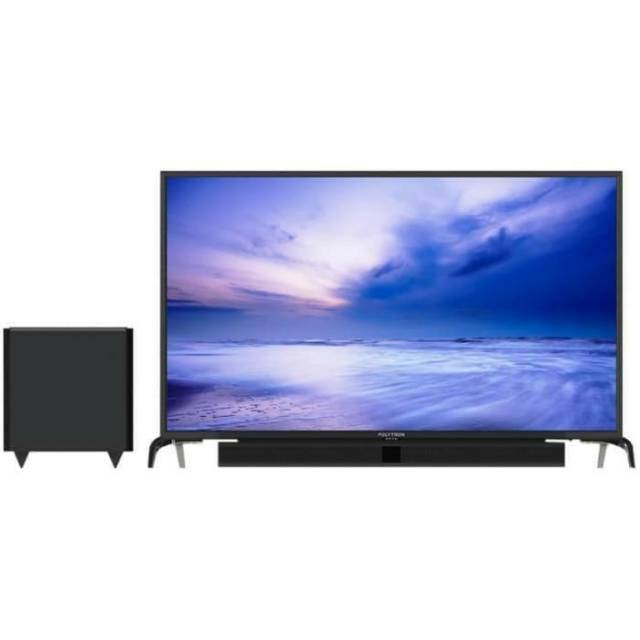 LED TV Polytron 43inch PLD43BAG9953 + Speaker Soundbar Full HD Digital