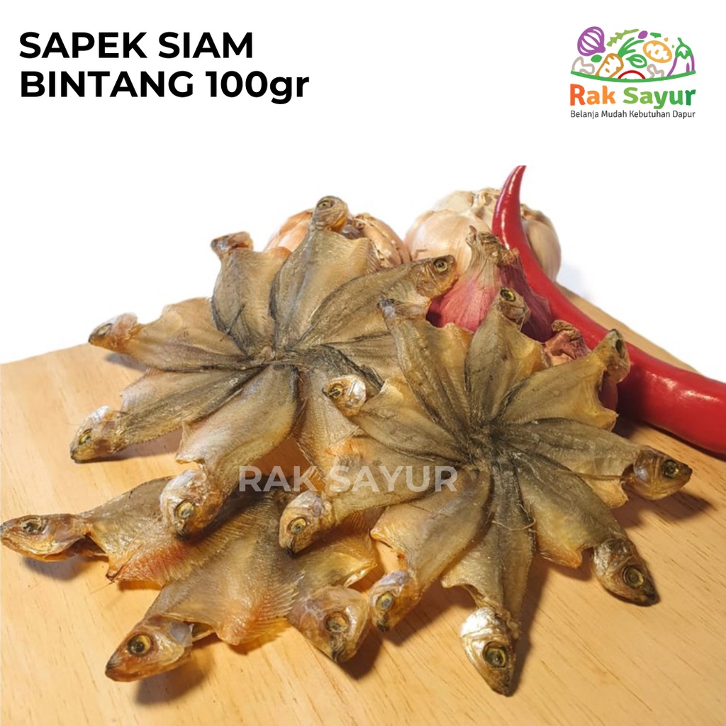 

Ikan Asin Sapek Siam Bintang 100gr Rak Sayur Padang
