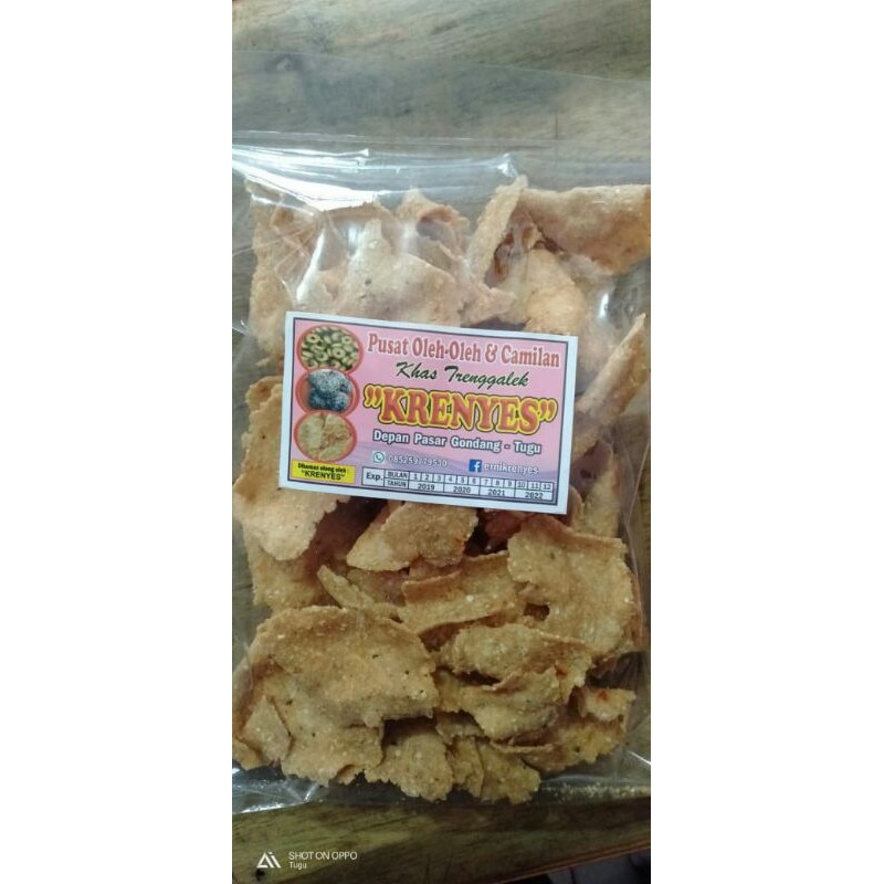

krupuk gaplek goreng pedas (toreng)