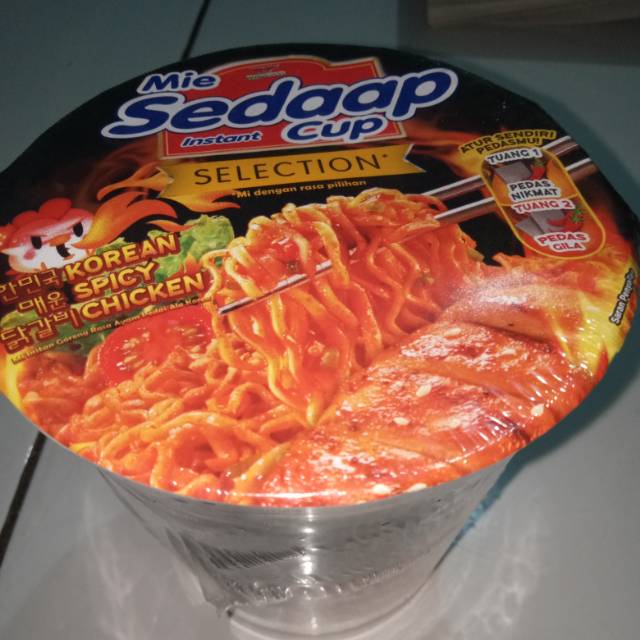 

Mie Sedaap Korean Spicy Chiken cup
