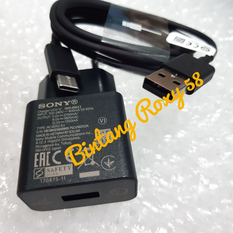 Charger Carger Sony Xperia 1 Experia 5 USB Type C Travel Charge Charging Carjer Cas Casan Ces Cesan 