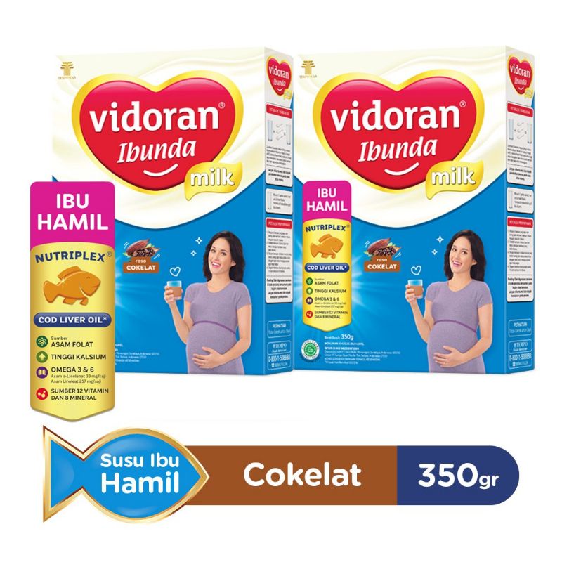 

VIDORAN BUNDA HAMIL COKLAT & KACANG HIJAU 350 GR EXP Jan 2024