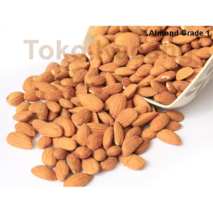 

Kacang Almond Kulit Ari Mentah 1Kg PROMO