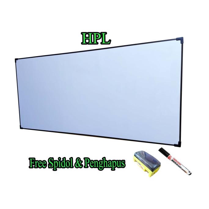 TERBARU Papan Tulis 60 x 120 cm Whiteboard /ALAT TULIS AESTHETIC/ALAT TULIS SEKOLAH/ALAT TULIS SET/A